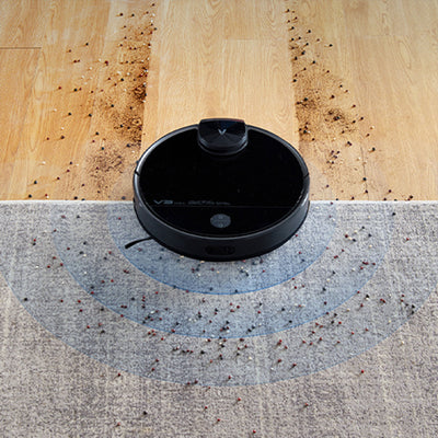 Viomi Smart Robot Vacuum V3 Max Duster & Mop for Multi Floors, Black (For Parts) - VMInnovations