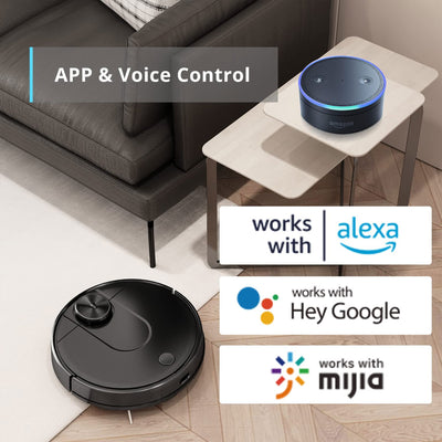 Viomi Smart Robot Vacuum Duster Vacuum and Mop for Multi Floors, Black (Used) - VMInnovations
