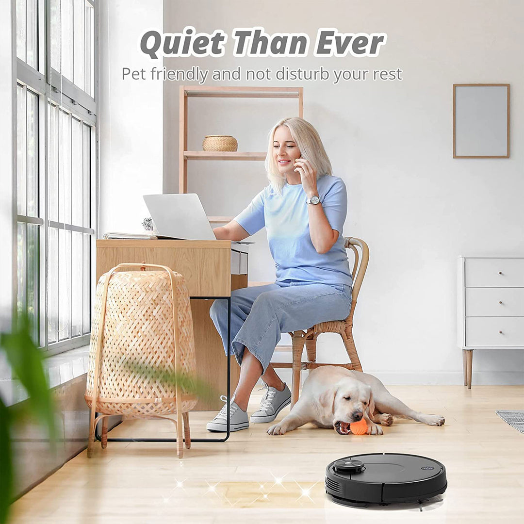 Viomi Smart Robot Vacuum Duster Vacuum and Mop for Multi Floors, Black (Used) - VMInnovations