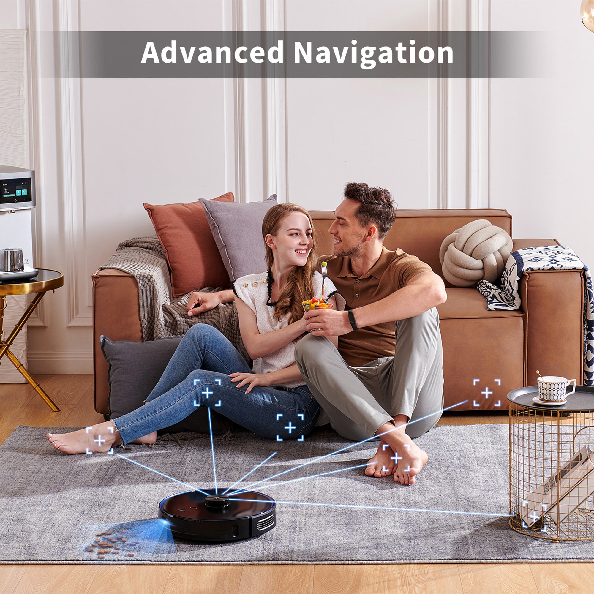 S9 Smart Robot Vacuum Cleaner w/ Auto Self Emptying & Alexa, Black (Used) - VMInnovations