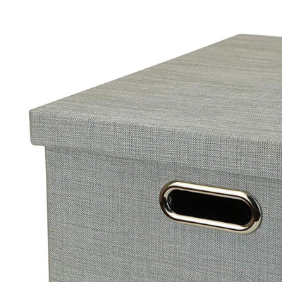 Posprica 13 x 13 In Square Collapsible Fabric Cubes, Silver Gray, 4 Ct (Used) - VMInnovations