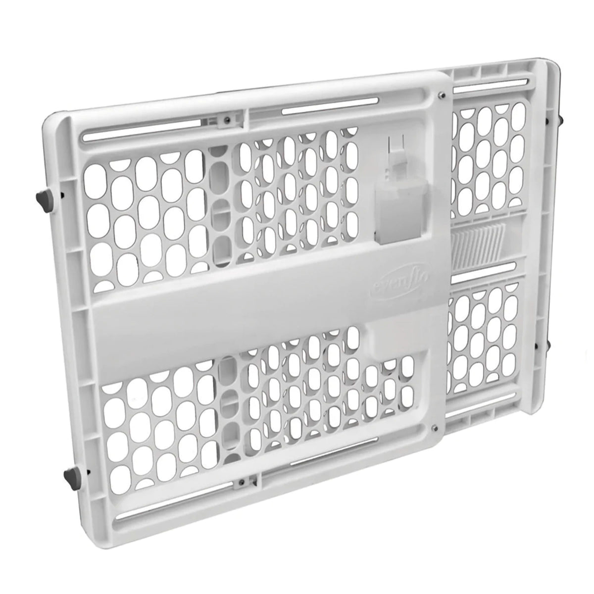 Evenflo Memory Fit Portable Baby Pet Mount Gate for Doorways and Hallways, White - VMInnovations