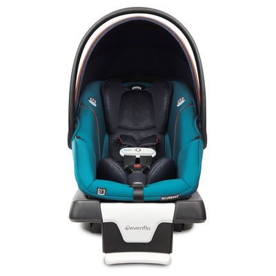 Evenflo Gold Shyft Travel System Stroller w/ SecureMax Car Seat, Sapphire Blue - VMInnovations