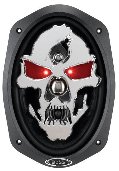 2) NEW BOSS SKULL SK694 6x9" 700W 4 Way Car Audio Full Range Speakers 6"x9" PAIR