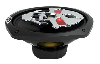 2) NEW BOSS SKULL SK694 6x9" 700W 4 Way Car Audio Full Range Speakers 6"x9" PAIR
