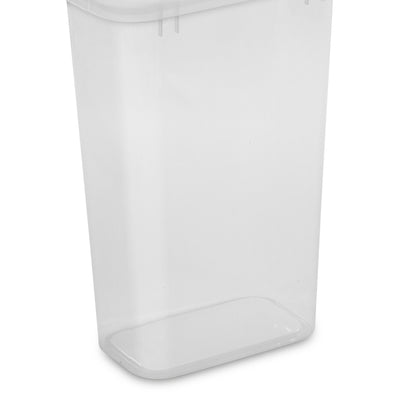 Sterilite 40 In Vertical Wrapping Paper Organizer & Storage Box, Clear (4 Pack)