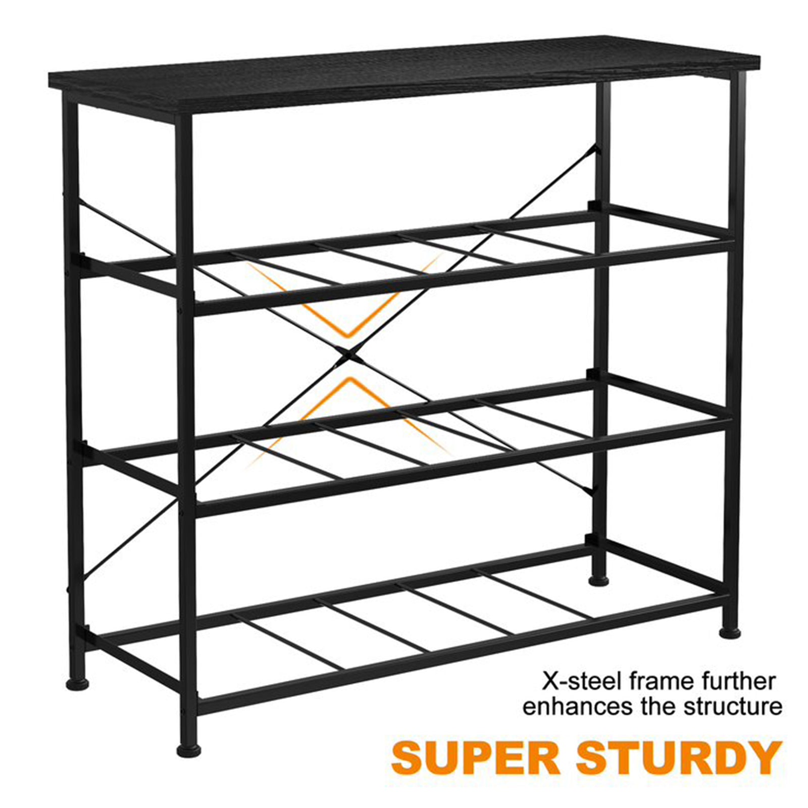 6 Drawer Dresser Organization Storage Unit with Steel Frame, Espresso (Open Box) - VMInnovations