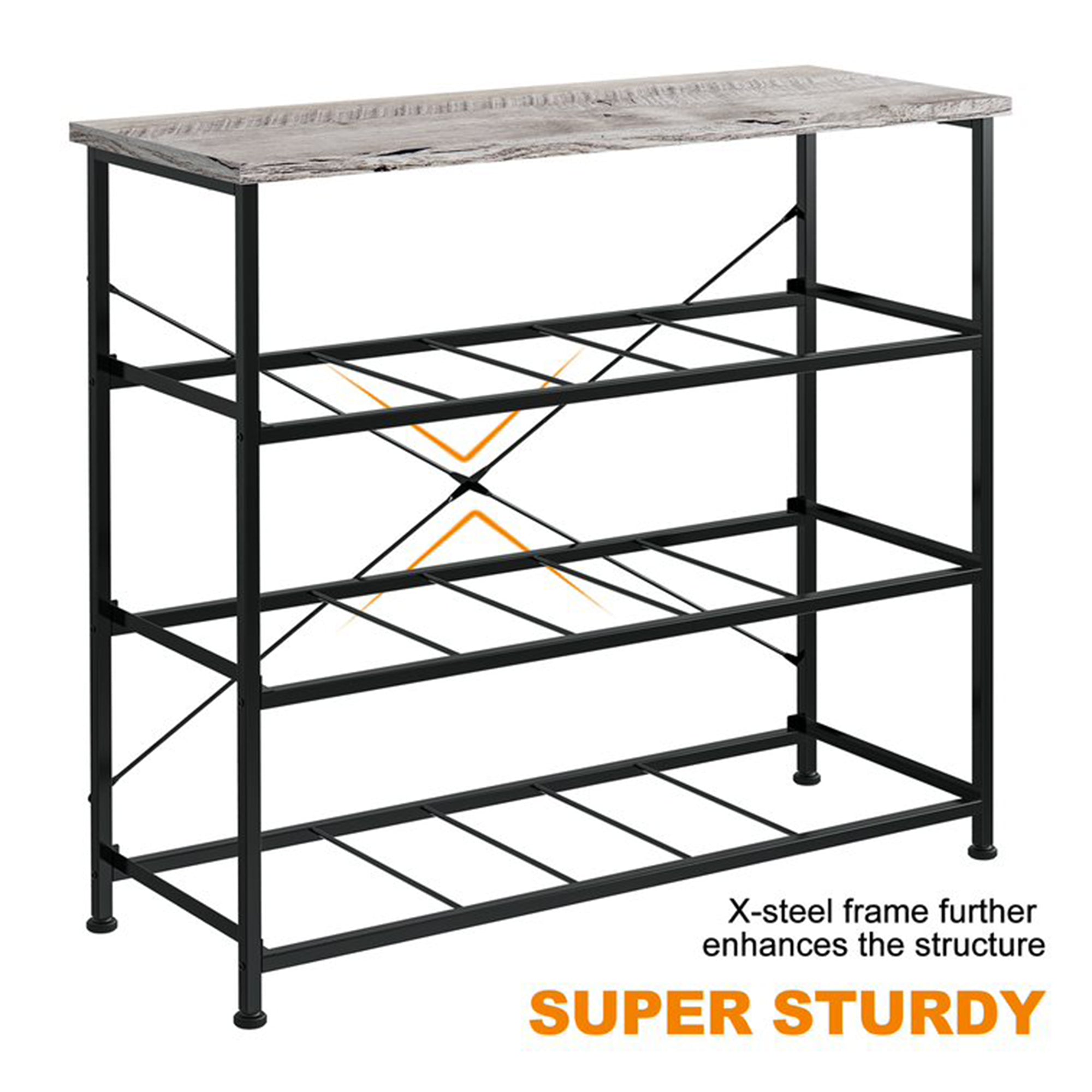 REAHOME 6 Drawer Dresser Storage Unit w/Steel Frame, Dark Taupe (For Parts) - VMInnovations
