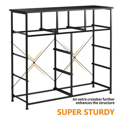 9 Drawer Steel Frame Bedroom Storage Organizer Chest Dresser (Open Box) - VMInnovations