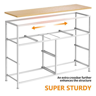 8 Drawer Steel Frame Bedroom Storage Organizer Chest Dresser, Taupe (Open Box)