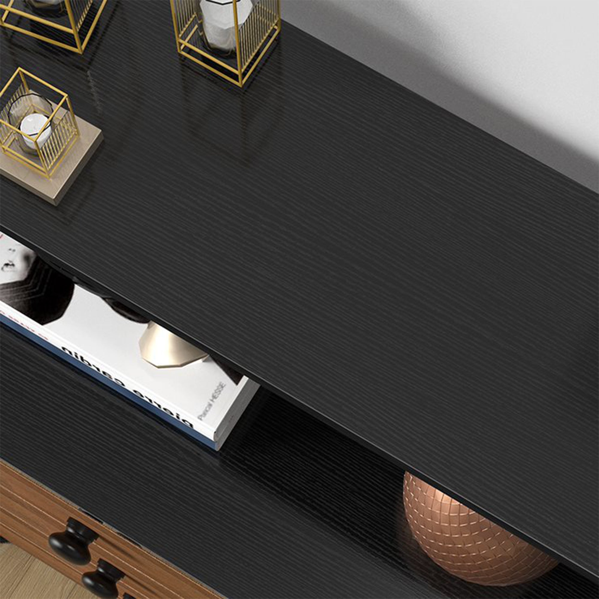 8 Drawer Wood Top Storage Organizer w/ 2 Additional Drawers, Espresso (Used) - VMInnovations