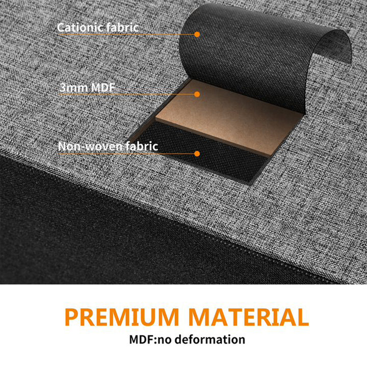 Vertical Narrow Metal Tower Dresser w/ 5 Fabric Drawer Bins (Open Box)