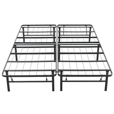 Hercules Folding Metal Bed Frame, 14" Platform Mattress Foundation, K(For Parts) - VMInnovations
