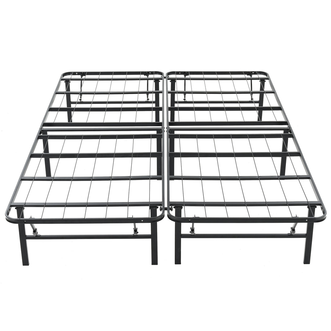 Hercules Folding Metal Bed Frame, 14" Platform Mattress Foundation, K(For Parts)
