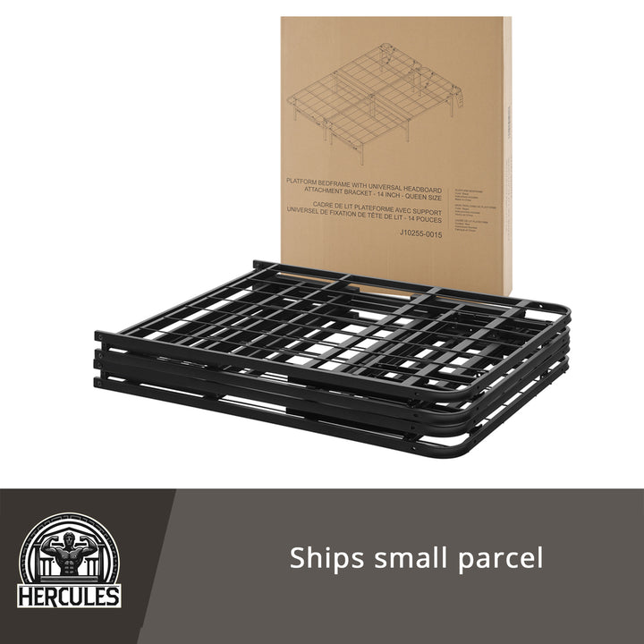 Hercules Metal Bed Frame, 14" Platform Mattress Foundation, King (Open Box) - VMInnovations