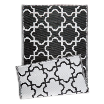 DII Design Imports Indoor Outdoor 3 x 6 Foot Reversible Lattice Woven Rug (Used) - VMInnovations