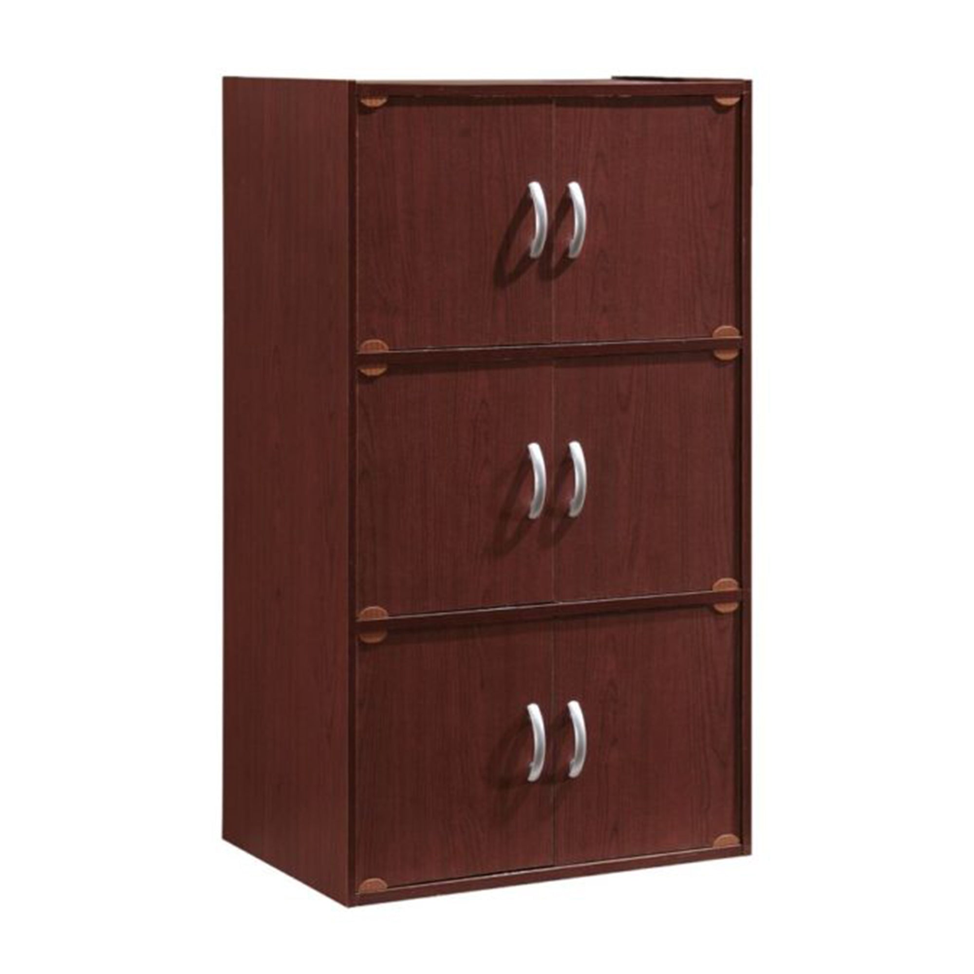 Hodedah 6 Door Enclosed Multipurpose Cabinet for Home & Office (Open Box)
