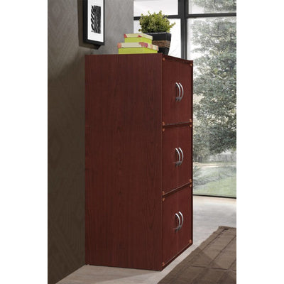 Hodedah 6 Door Enclosed Multipurpose Cabinet for Home & Office (Open Box)