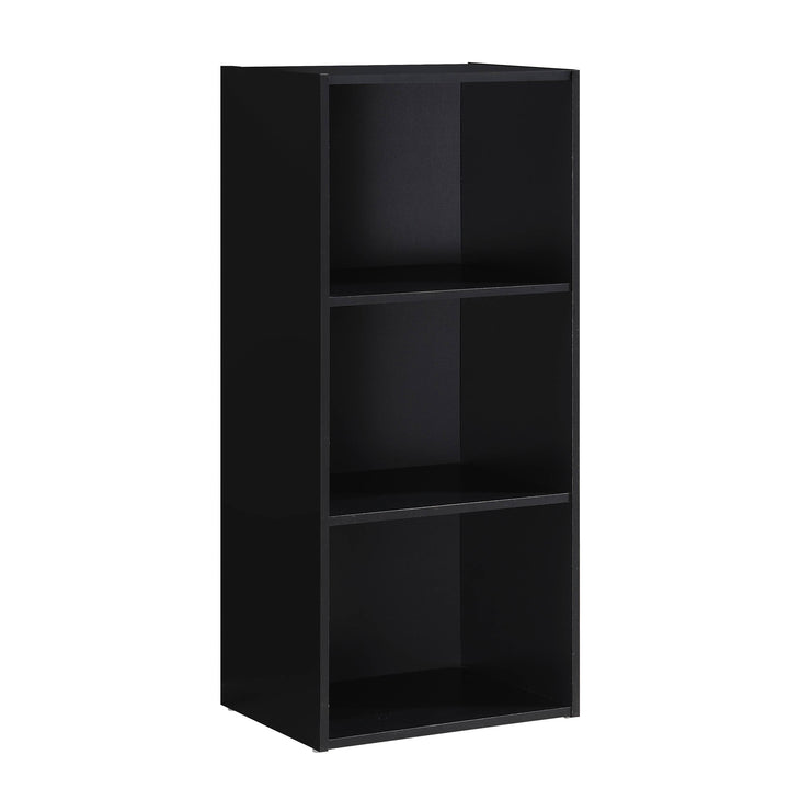 Hodedah 3 Shelf Home & Office Organization Storage Bookcase Cabinets(For Parts)