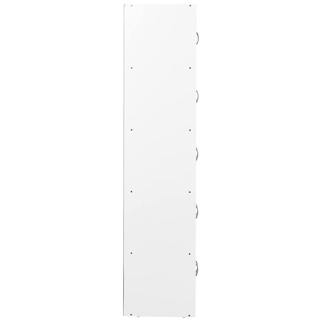 Hodedah 10 Door Enclosed Multipurpose Storage Cabinet for Home/Office, Rainbow