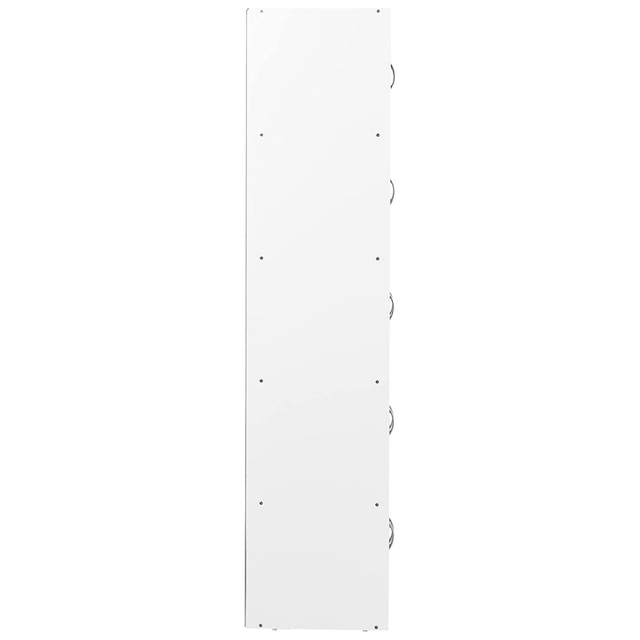 Hodedah 10 Door Enclosed Multipurpose Storage Cabinet for Home/Office, Rainbow