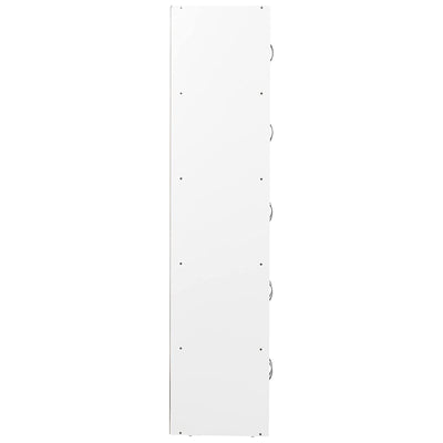 Hodedah 10 Door Enclosed Multipurpose Cabinet for Home/Office, Rainbow (Used) - VMInnovations