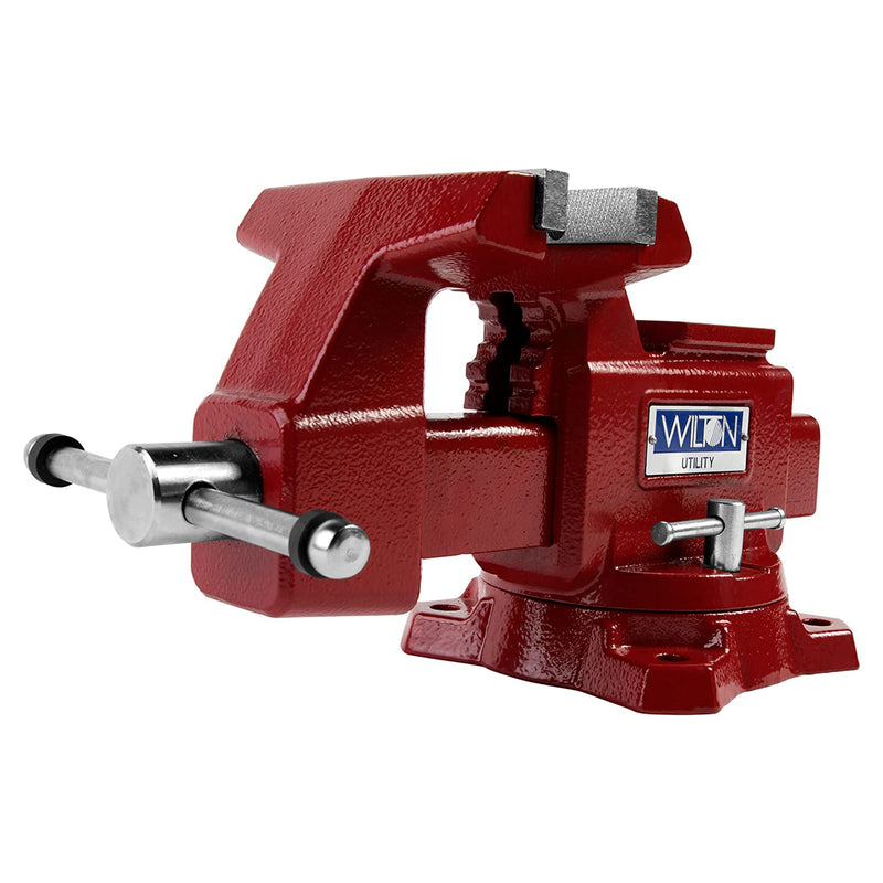 Wilton Tools 28844 Heavy Duty Cast Iron 5.5 In Bench Vise w/ 5 In Jaw Opening