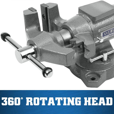 Wilton Tools 28844 Heavy Duty Cast Iron 4.5 In Bench Vise w/ 4 In Jaw Opening