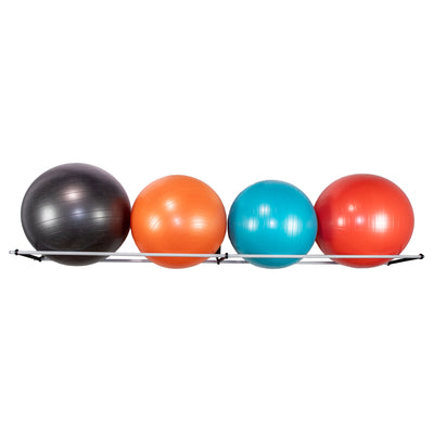 Vita Fitness 10 Ft  Mounted Storage Rack for Yoga Stability Balls (For Parts) - VMInnovations