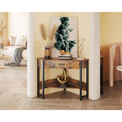 ODK Modern Triangle Corner Vanity Writing Desk with Large Drawer (Used) - VMInnovations