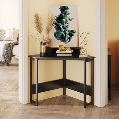 ODK Modern Triangle Corner Computer Writing Desk w/ Raised Stand (Open Box) - VMInnovations