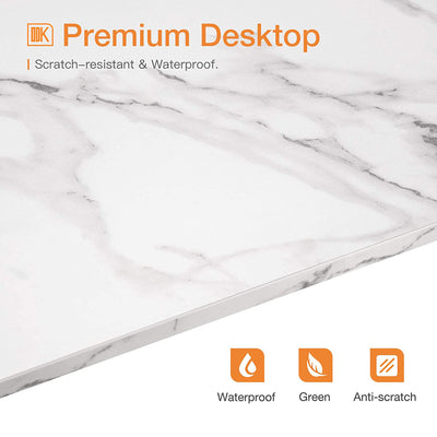 ODK Modern Triangle Corner Vanity Writing Desk with Large Drawer (Open Box) - VMInnovations