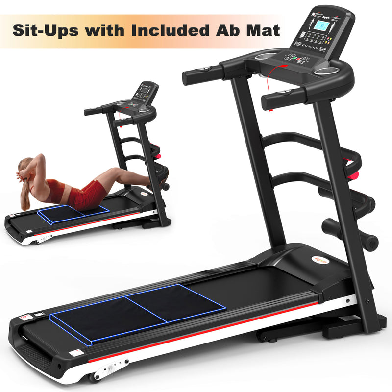 16 Inch Wide Foldable Home Treadmill w/Bluetooth & Fitness Tracking App (Used)