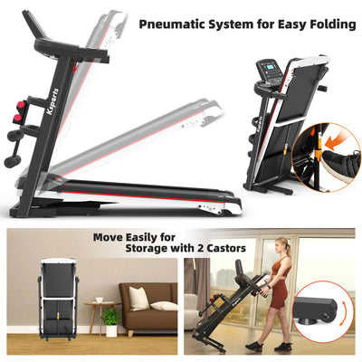 Ksports 16 Inch Wide Foldable Treadmill w/Bluetooth & Tracking App (For Parts)