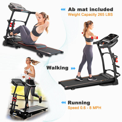 Ksports 16in Wide Home Treadmill w/ Bluetooth & Fitness Tracking App (Open Box)