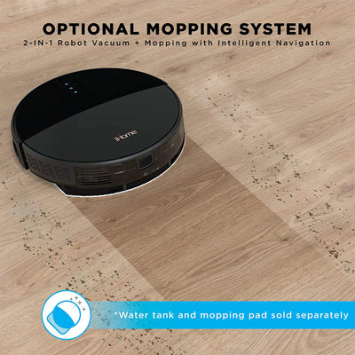 iHome AutoVac Eclipse Self Charging Robot Vacuums for Multi Level Homes (2 Pack)