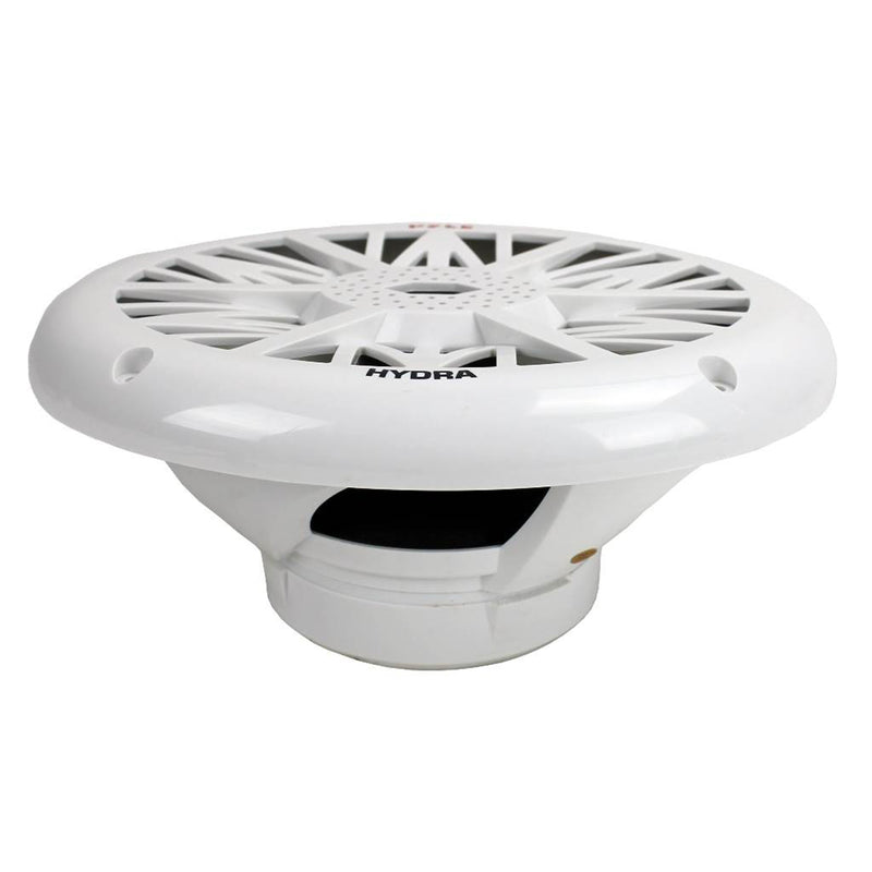 Pyle 260 Watts 4 Ohms Water Resistant 2 Way Boat Marine Speakers, White, 4 Pack