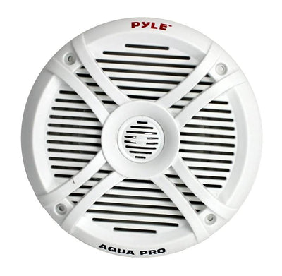4) New Pyle PLMRX67 6.5" 500W 2 Way Marine/Boat Speakers Water Resistant - White