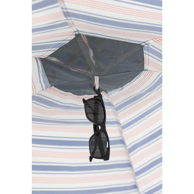 SlumberTrek Adventure 2 Portable Pop Up Outdoor Beach Sun Shelter Tent, Blue/Red