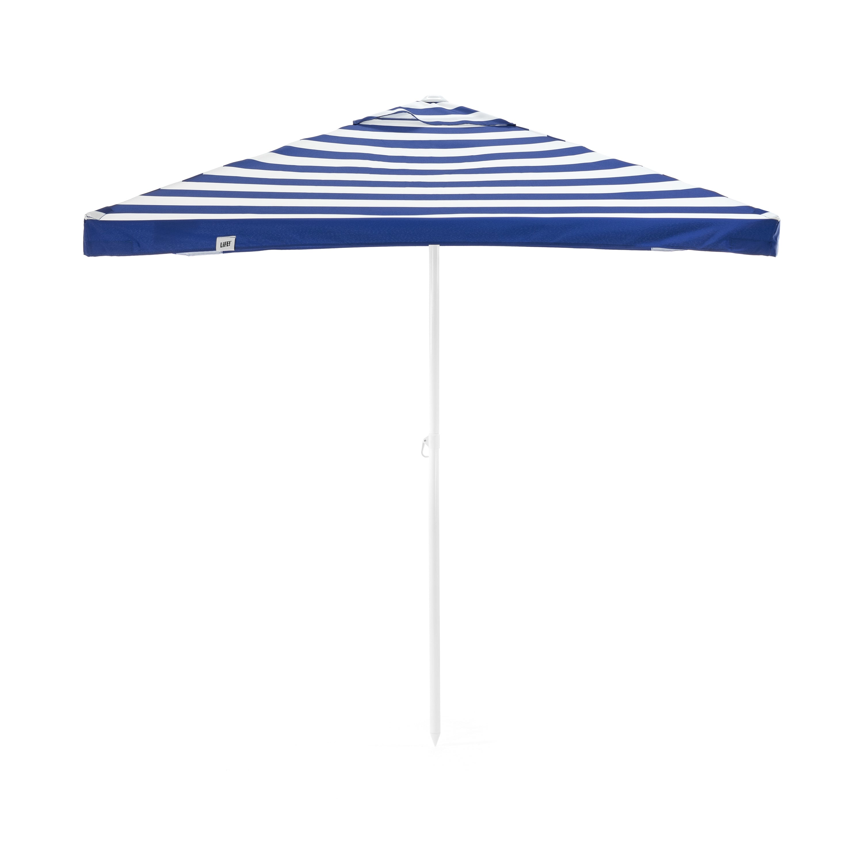 SlumberTrek Maui Outdoor Beach Cabana Patio Umbrella Shelter, Blue (For Parts)