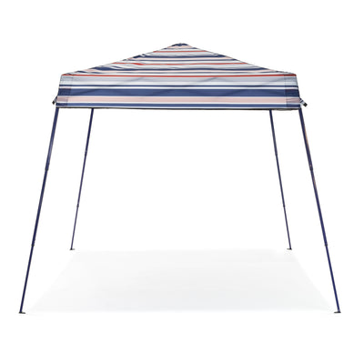 SlumberTrek Tropez Outdoor Beach Gazebo Shelter, Red, White, and Blue (Used)