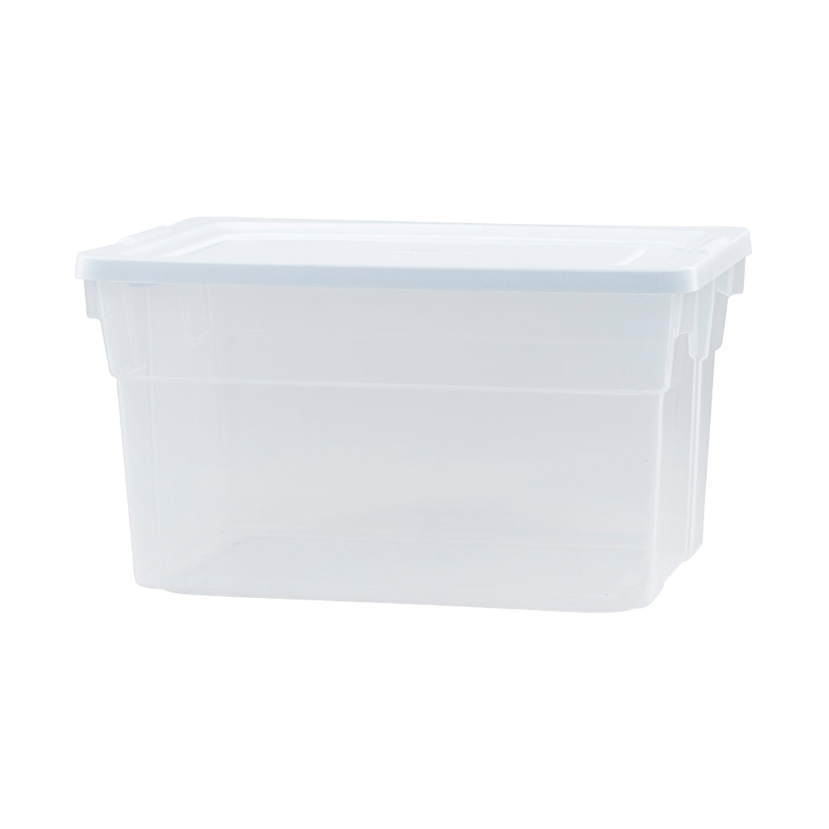 Rubbermaid Classic Clear Stackable 20 Quart Heavy Duty Plastic Storage Bins