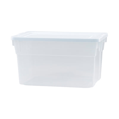 Rubbermaid Classic Clear Stackable 20 Quart Heavy Duty Plastic Storage Bins