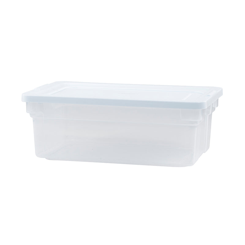 Rubbermaid Classic Clear 12 Qt Stackable Heavy Duty Plastic Storage Bins (Used)