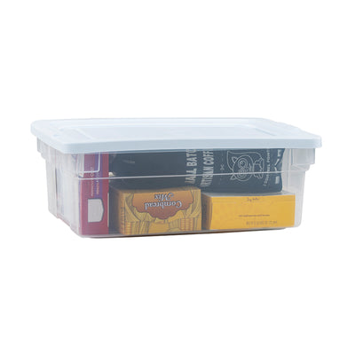 Rubbermaid Classic Clear 12 Qt Stackable Heavy Duty Plastic Storage Bins (Used) - VMInnovations