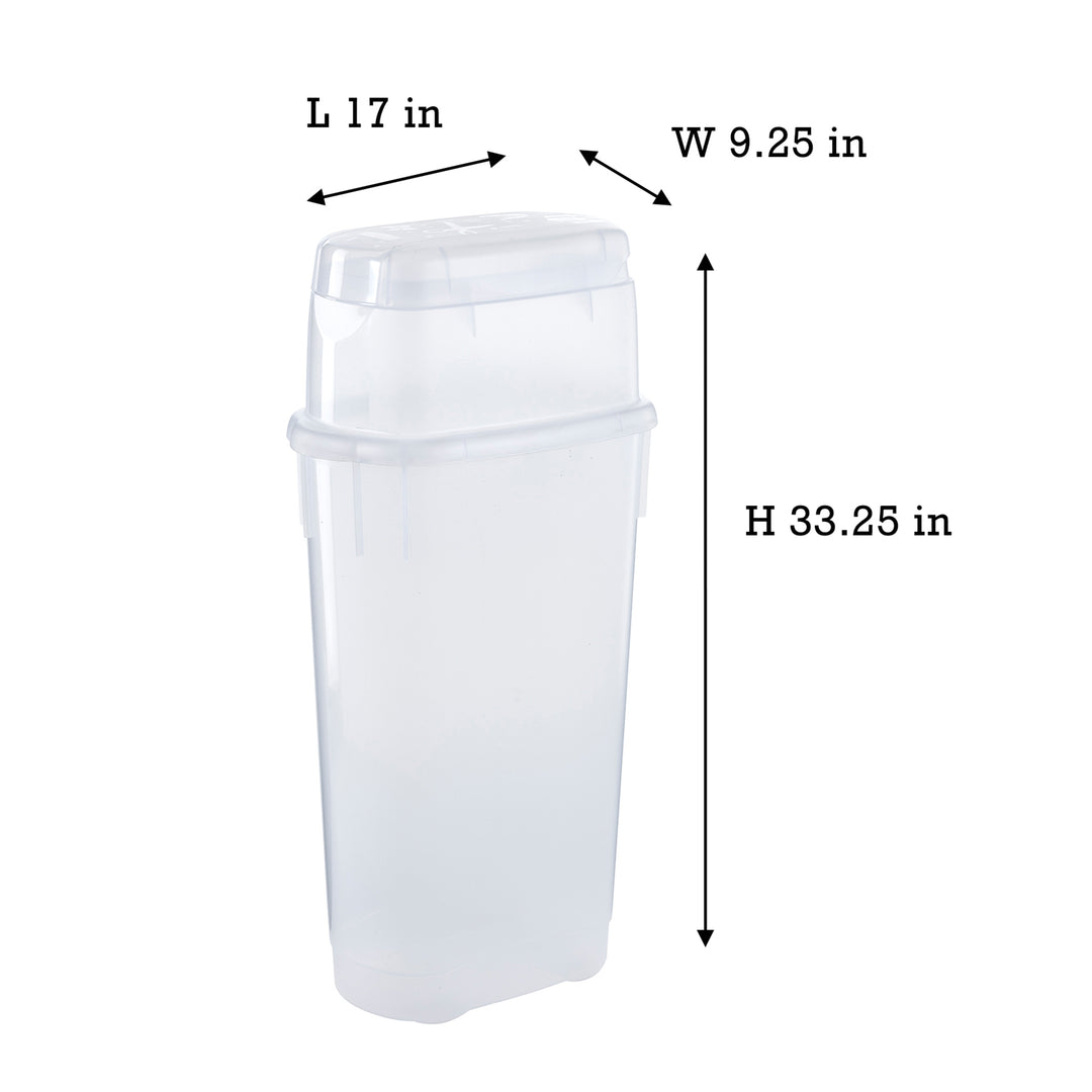 Rubbermaid Wrap N' Craft Plastic Wrapping Paper Holder Container, Clear, (Used)