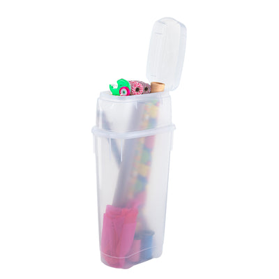 Rubbermaid Wrap N' Craft Plastic Wrapping Paper Holder Container, Clear, 1 Count - VMInnovations