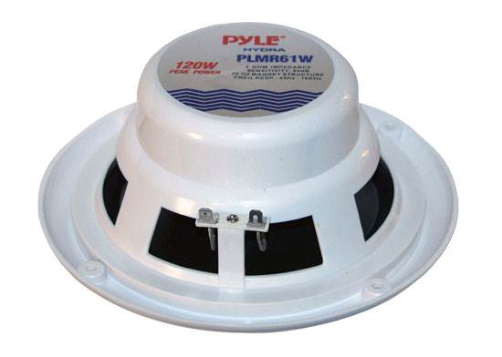 4) PYLE PLMR61W 6.5" 240W Marine/Boat Car Audio Full Range Waterproof Speakers