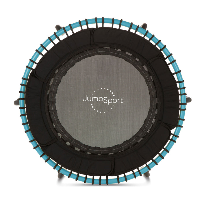 JumpSport Workout Rebounder for Adults, 39" Mini Fitness Trampoline, Teal (Used)