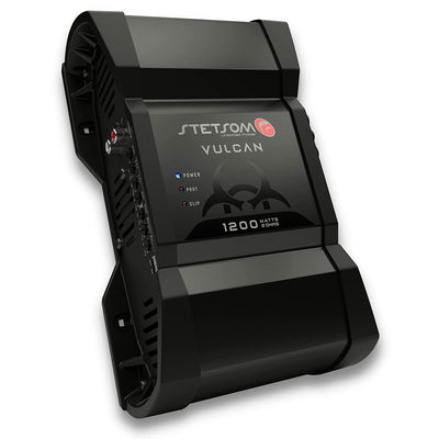 Stetsom Vulcan 1200 1.2K RMS 2 Ohm Stable Mono Car Amplifier with Smart Coolers - VMInnovations